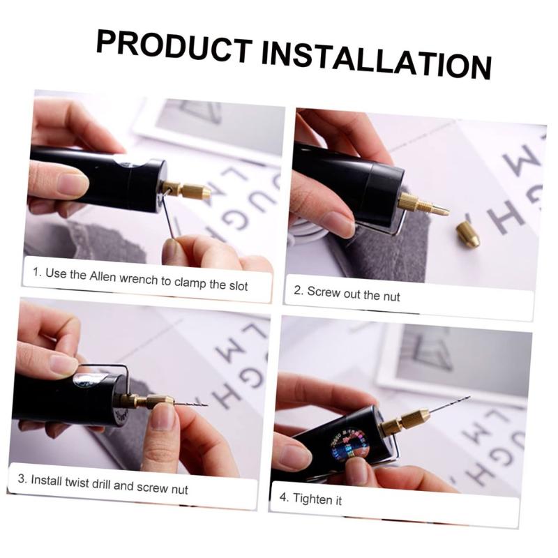 Resin Craft Workshop - Mini Trapano Rotativo USB con Set