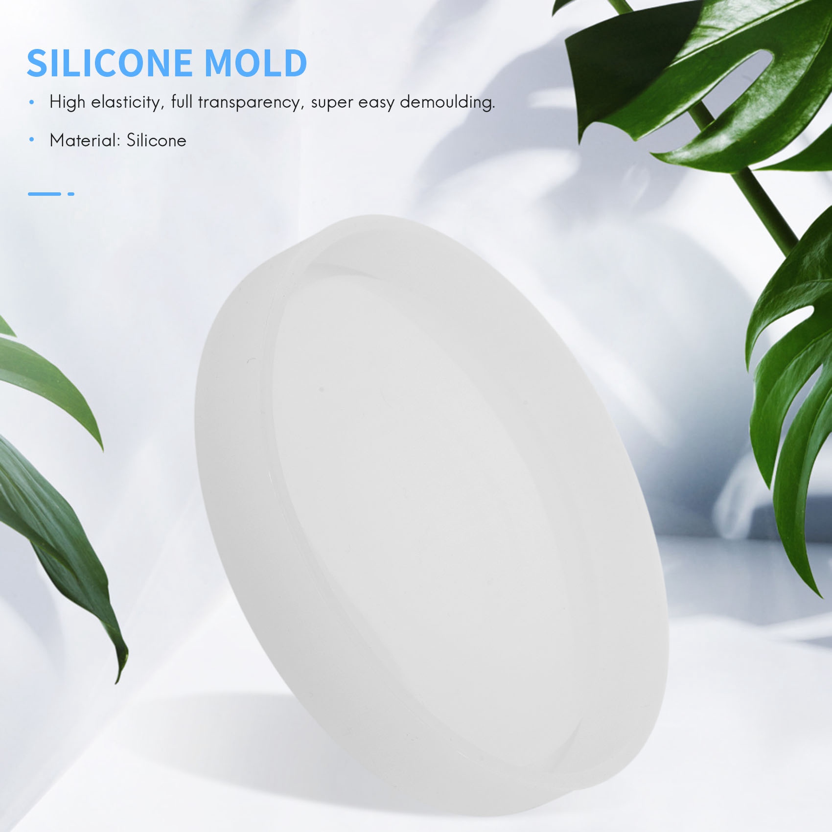 Coaster Mold Round - ABQR Confezione da 4 grandi stampi