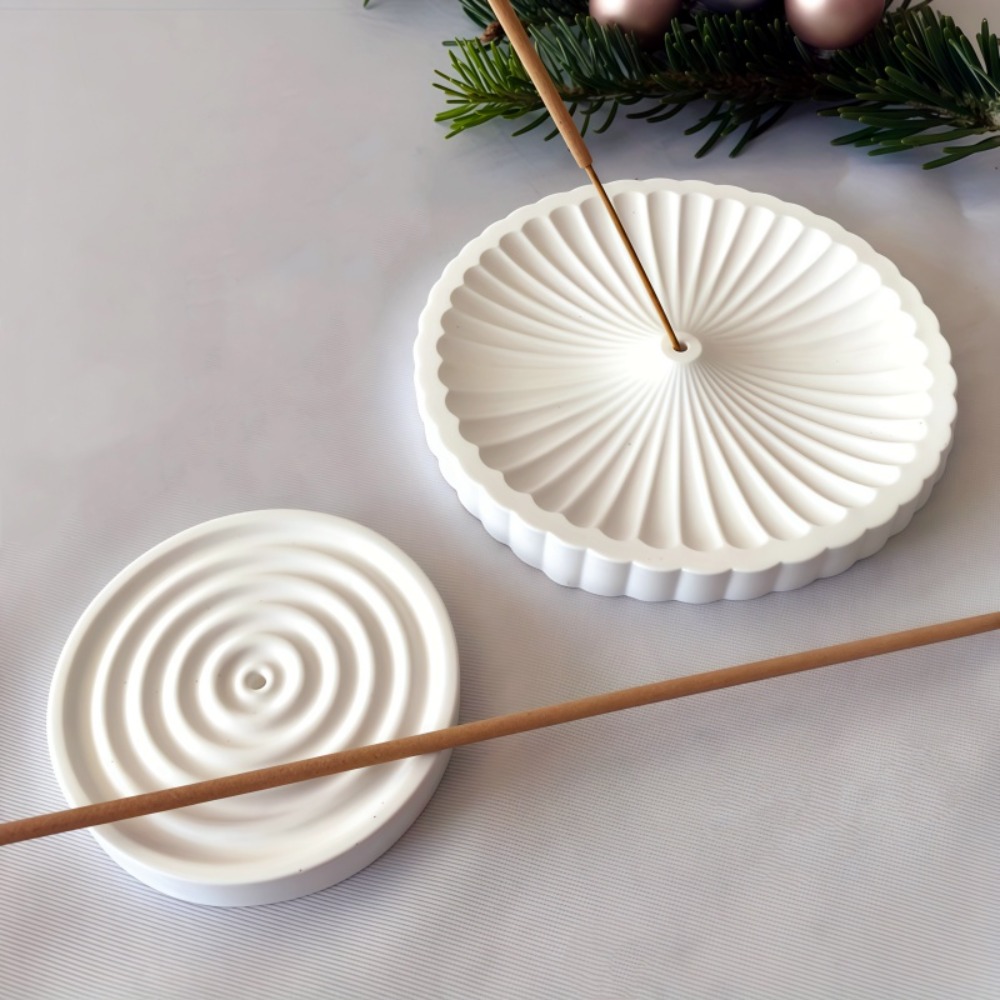Coaster Mold Round - Stampo in silicone per bruciatore di