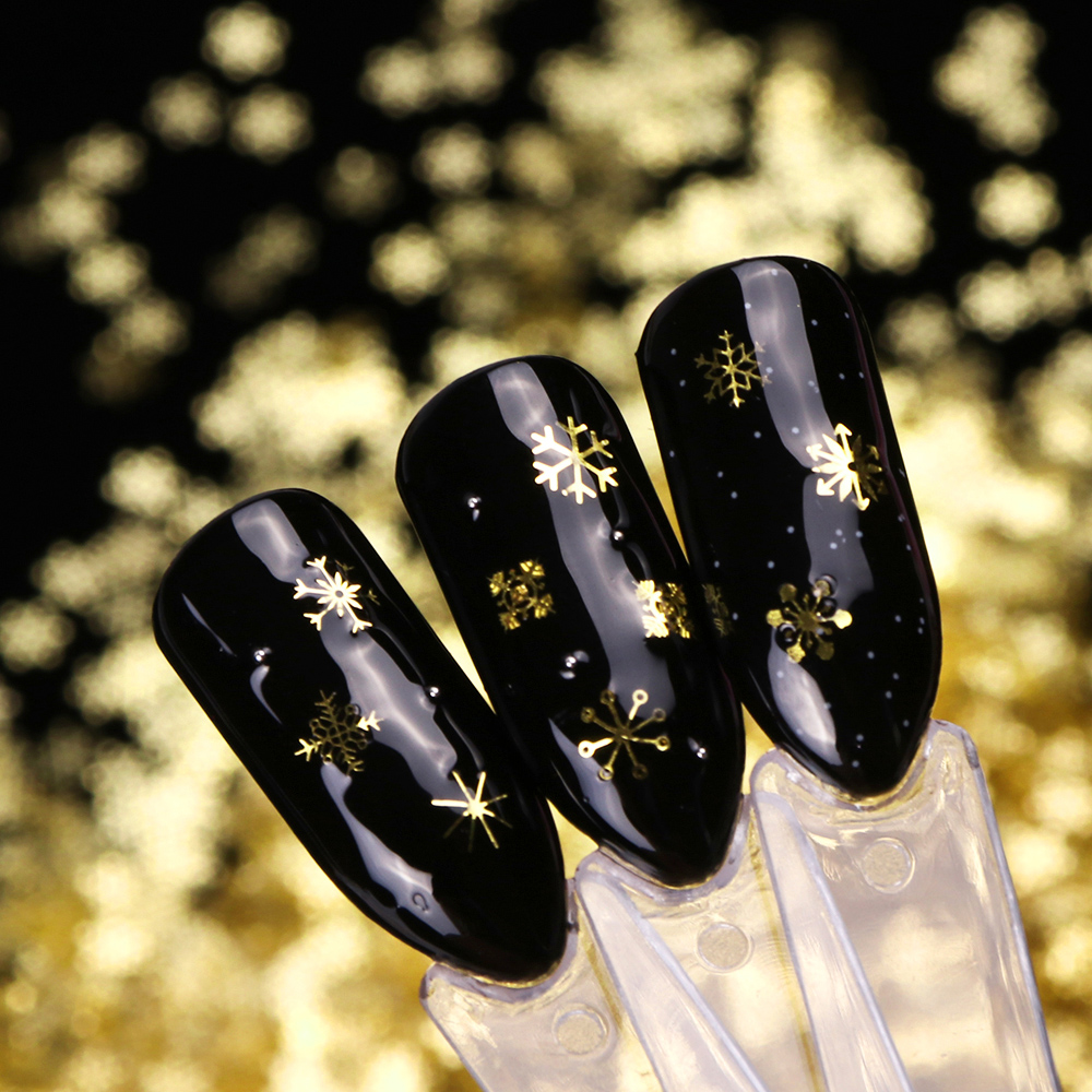 1 scatola scava fuori oro Nail - Gold Foil Flakes recensione e prezzo