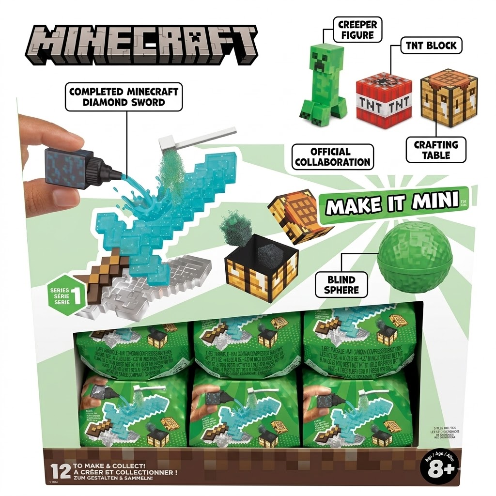 MGA Miniverse Minecraft Make I - Resin Craft Minecraft recensione e prezzo